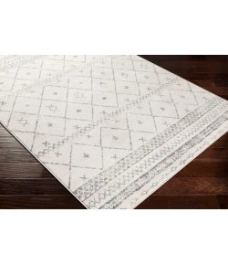 Livabliss Roma ROM2338 White Medium Gray Area Rug 5 ft. 3 in. X 7 ft. 1 in. Rectangle