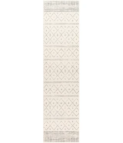 Livabliss Roma ROM2338 White Charcoal Area Rug 2 ft. 7 in. X 10 ft. Runner