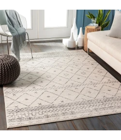 Livabliss Roma ROM2338 White Medium Gray Area Rug 2 ft. X 3 ft. Rectangle