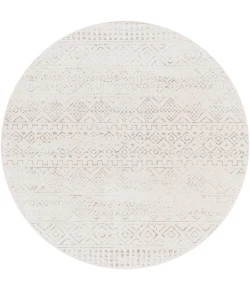 Livabliss Roma ROM2341 Medium Gray Light Gray Area Rug 6 ft. 7 in. Round