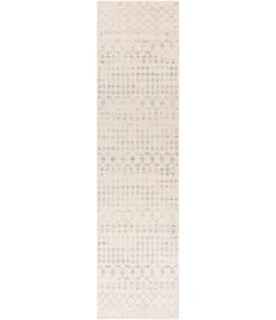 Livabliss Roma ROM2343 Off-White Light Gray Area Rug 2 ft. 7 in. X 10 ft. Runner