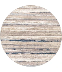 Livabliss Roma ROM2349 Dark Blue Sky Blue Area Rug 6 ft. 7 in. Round