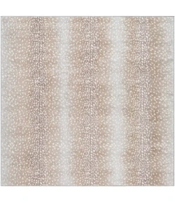 Livabliss Roma ROM2374 Tan Light Slate Area Rug 6 ft. 7 in. Square