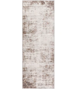 Livabliss Roma ROM2395 Charcoal Medium Brown Area Rug 2 ft. 7 in. X 10 ft. Runner