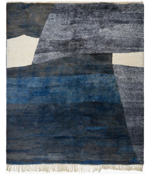 Surya Reproduction One of a Kind Indigo ROOAK-1009 9 ft. 6 in. X 10 ft. 9 in. Rect. Rug