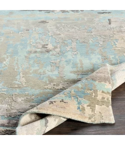 Surya Arte RTE2301 Dusty Sage Dark Blue Area Rug 2 ft. 6 in. X 10 ft. Runner