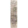 Surya Arte RTE2303 Light Gray Brown Area Rug 2 ft. 6 in. X 10 ft. Runner