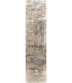 Surya Arte RTE2303 Light Gray Brown Area Rug 2 ft. 6 in. X 10 ft. Runner