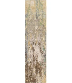 Surya Arte RTE2306 Tan Ivory Area Rug 2 ft. 6 in. X 10 ft. Runner