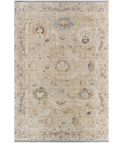 Livabliss Rivaldo RVD2305 Taupe Light Grey Area Rug 7 ft. Round Round