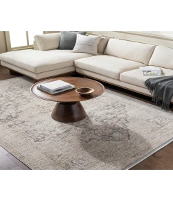 Livabliss Rivaldo RVD2310 Taupe Light Grey Area Rug 9 ft. 4 in. X 13 ft. 1 in. Rectangle
