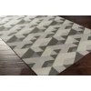 Surya Rivington RVT5017 Charcoal Light Gray Area Rug 2 ft. 6 in. X 8 ft. Runner