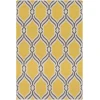 Surya Rivington RVT5021 Bright Yellow Cream Area Rug 8 ft. X 10 ft. Rectangle
