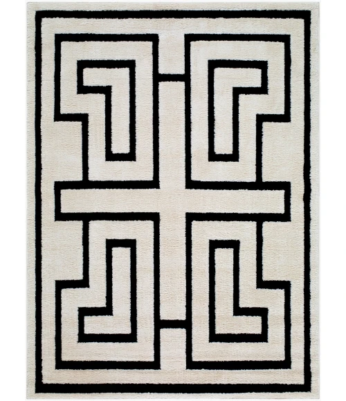 LIVABLISS The Studio Edit Cream RZSE-2304 7ft.10in. x 10ft. Rect. Rug