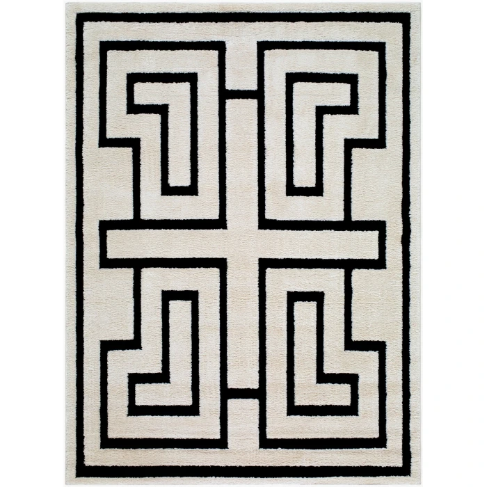 LIVABLISS The Studio Edit Cream RZSE-2304 2ft.7in. x 10ft. Rect. Rug