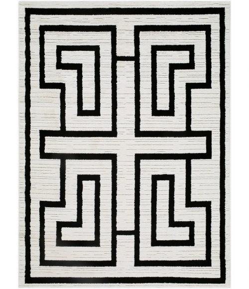 LIVABLISS The Studio Edit Cream RZSE-2305 7ft.10in. x 10ft. Rect. Rug