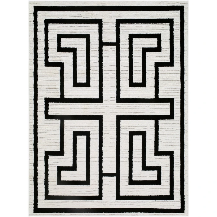 LIVABLISS The Studio Edit Cream RZSE-2305 2ft.7in. x 10ft. Rect. Rug