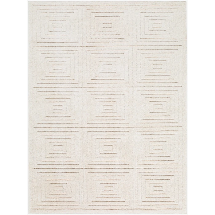 LIVABLISS The Studio Edit Cream RZSE-2329 2ft.7in. x 10ft. Rect. Rug