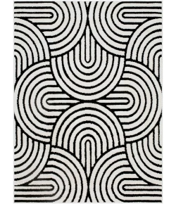 LIVABLISS The Studio Edit Cream RZSE-2333 2ft.7in. x 10ft. Rect. Rug