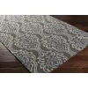Surya Samual SAU1104 Ink Light Gray Area Rug 4 ft. X 6 ft. Rectangle