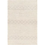 Surya Santa Barbara SBB2302 Cream Black Area Rug 2 ft. 6 in. X 8 ft. Runner