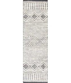 Surya Santa Barbara SBB2303 Cream Black Area Rug 2 ft. 6 in. X 8 ft. Runner