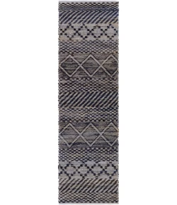 Surya Santa Barbara SBB2307 Navy Light Beige Area Rug 2 ft. 6 in. X 8 ft. Runner