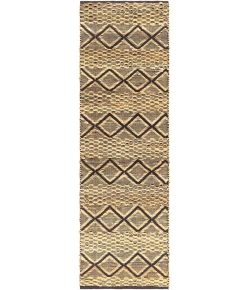 Surya Santa Barbara SBB2313 Tan Black Area Rug 2 ft. 6 in. X 8 ft. Runner