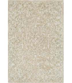 Livabliss Shelby SBY1000 Cream Medium Gray Area Rug 4 ft. X 6 ft. Rectangle