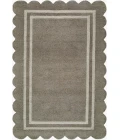 Livabliss Scalloped Stone Gray SCP-2302 5 ft. X 7 ft. 6 in. Rect. Rug