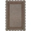 Livabliss Scalloped Charcoal SCP-2303 6 ft. X 9 ft. Rect. Rug