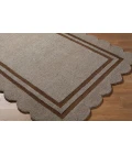 Livabliss Scalloped Charcoal SCP-2303 5 ft. X 7 ft. 6 in. Rect. Rug