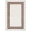 Livabliss Scalloped Ivory SCP-2305 5 ft. X 7 ft. 6 in. Rect. Rug