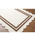 Livabliss Scalloped Ivory SCP-2305 6 ft. X 9 ft. Rect. Rug