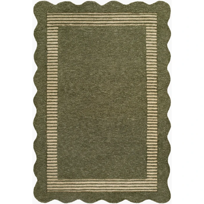 Livabliss Scalloped SCP-2308 3 ft. 6 in. X 5 ft. 6 in. Rect. Rug