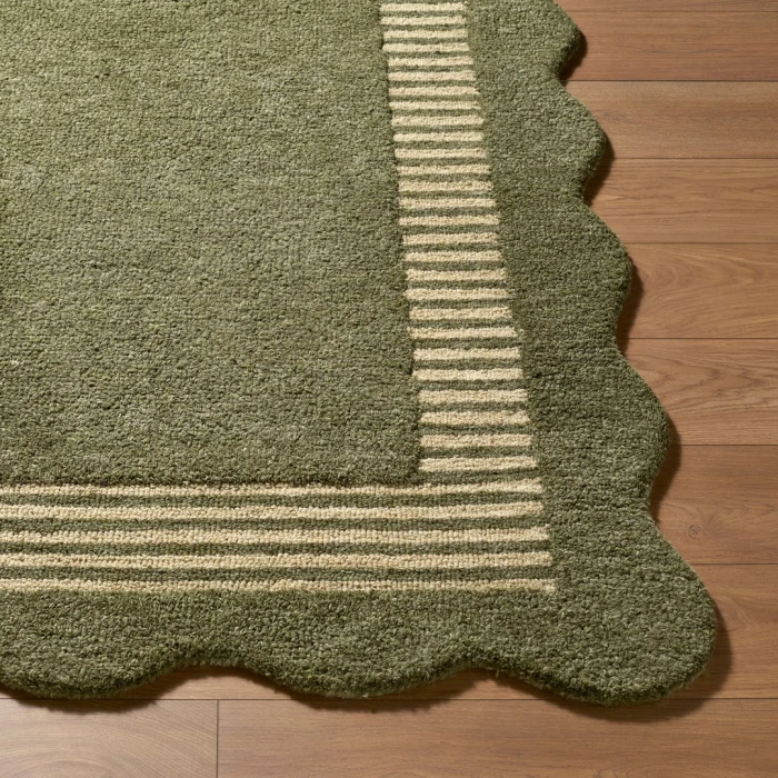 Livabliss Scalloped SCP-2308 3 ft. 6 in. X 5 ft. 6 in. Rect. Rug