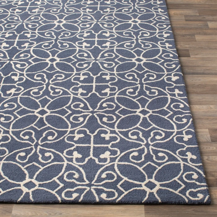 Surya Scott Dark Blue SCT-1009 4ft. x 6ft. Rect. Rug