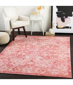 Livabliss Seasoned Treasures SDT2309 Lilac Dark Red Area Rug 9 ft. 2 in. X 12 ft. 10 in. Rectangle