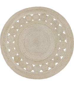 Surya Sundaze SDZ1009 Beige Area Rug 3 ft. Round