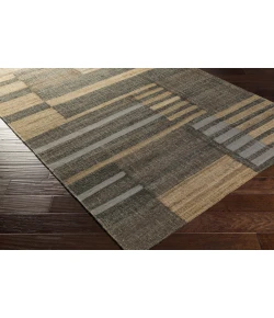 Surya Seaport SET3041 Medium Gray Dark Brown Area Rug 2 ft. X 3 ft. Rectangle