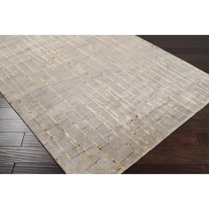 Julie Cohn Shibui Light Gray SH-7405 4 ft. X 6 ft. Rect. Rug
