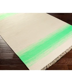 Surya Shine SHN2000 Grass Green Beige Area Rug 4 ft. X 6 ft. Rectangle