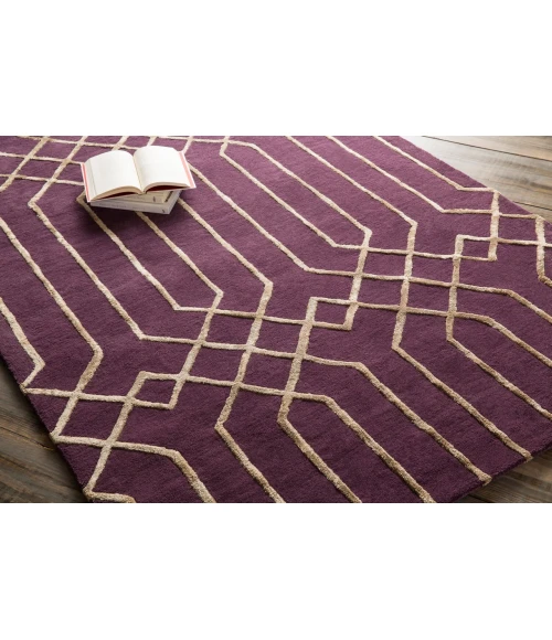 Surya Skyline Dark Plum SKL-2017 3ft.3in. x 5ft.3in. Rect. Rug