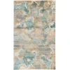 Surya Slice Of Nature SLI6407 Ice Blue Dark Green Area Rug 2 ft. X 3 ft. Rectangle