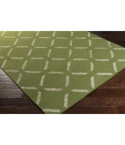 Surya Stallman SLM1013 Grass Green Sea Foam Area Rug 2 ft. 6 in. X 8 ft. Runner