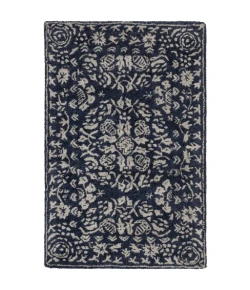 Surya Smithsonian SMI2112 Dark Blue Light Gray Area Rug 10 ft. Square