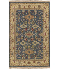 Surya Soumek SMK51 Dark Green Camel Area Rug 6 ft. X 9 ft. Rectangle