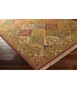 Surya Soumek SMK57 Moss Green Multi Area Rug 2 ft. 6 in. X 10 ft. Runner