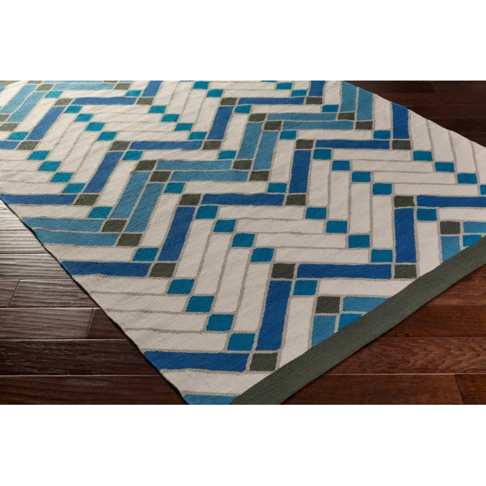 Surya Savannah Dark Blue SNH-8001 4ft. x 6ft. Rect. Rug