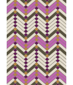 Surya Savannah SNH8003 Bright Pink Garnet Area Rug 4 ft. X 6 ft. Rectangle